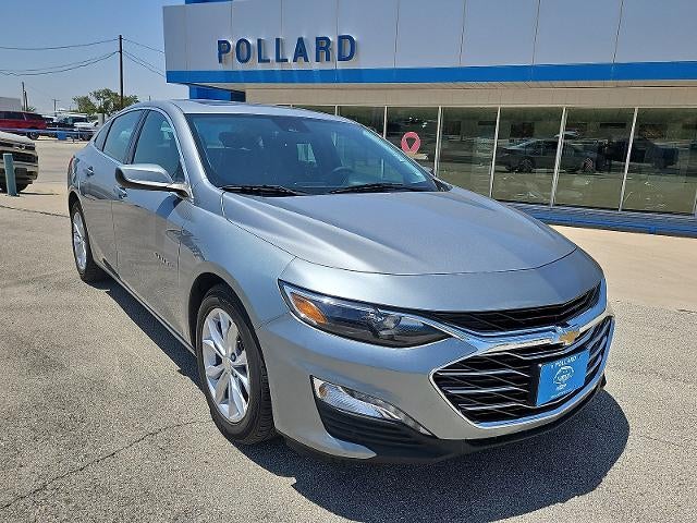 2023 Chevrolet Malibu LT in Sterling Gray Metallic — front three-quarter view