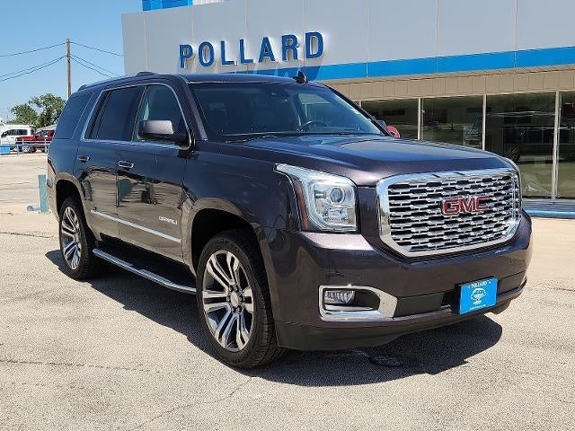 2018 GMC Yukon Denali in Iridium Metallic — front three-quarter view