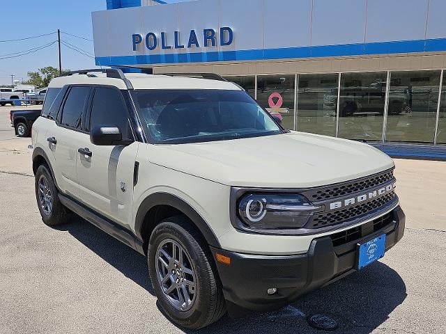 2025 Ford Bronco Sport Big Bend in Desert San — front three-quarter view