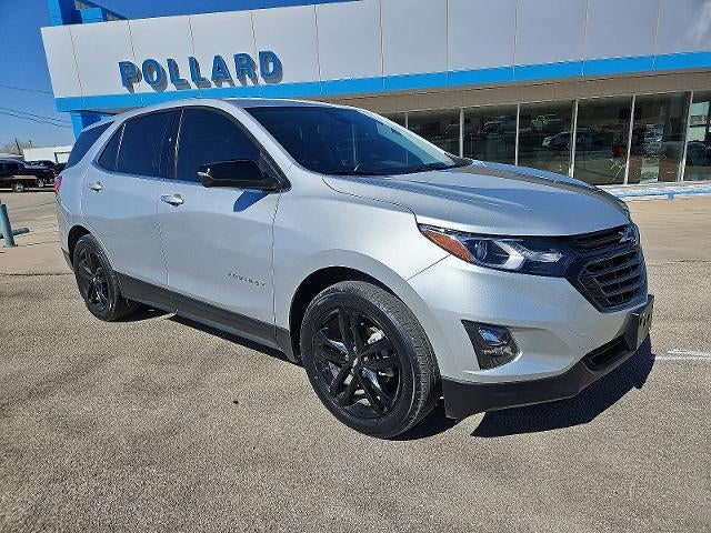 2020 Chevrolet Equinox LT in Silver Ice Metallic — front three-quarter view
