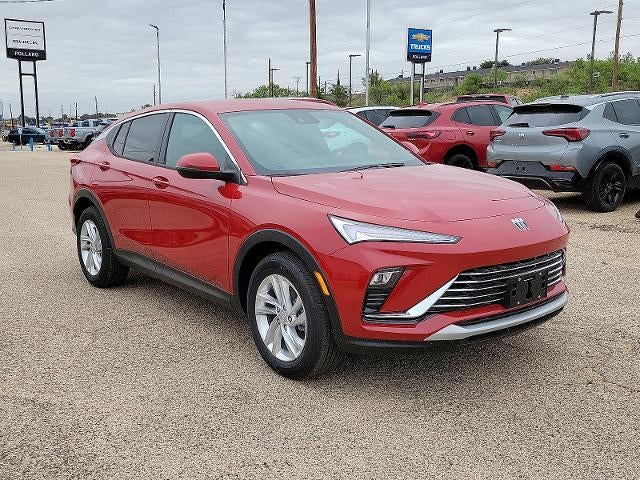 2026 Buick Envista Preferred in Brilliant Red — front three-quarter view