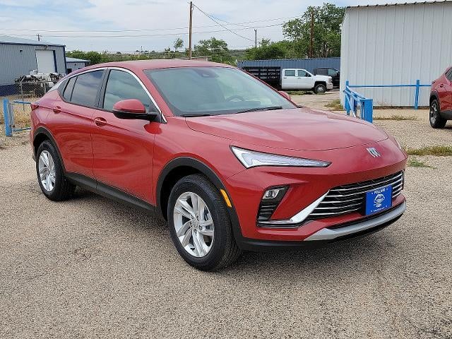 2026 Buick Envista Preferred in Brilliant Red — front three-quarter view